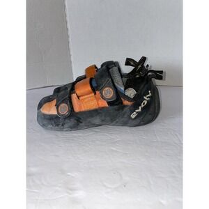 Evolve VTR rock Climbing Shoes TRAX Rubber  US 9 Orange & Black